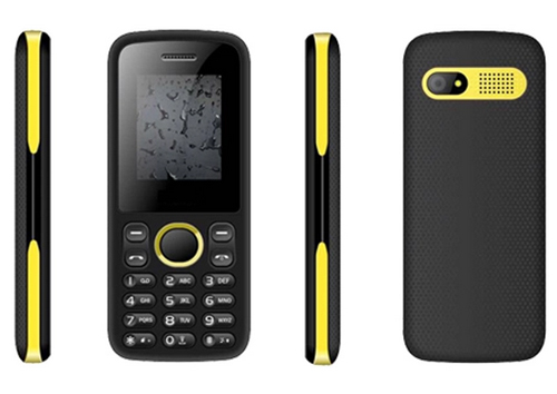 Mobile phone for children yellow
